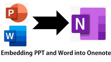 Embedding PPT and Word Documents in Onenote