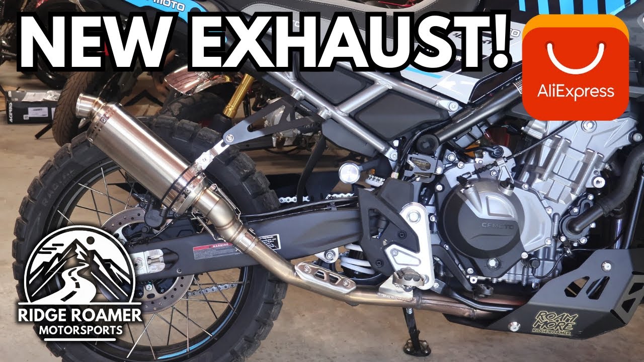 CFMOTO IBEX 450 MT получает новую выхлопную систему — AliExpress Chinese Parts