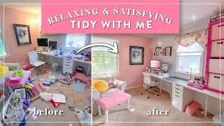 Relaxing Clean with Me | Home Office Cleaning | Satisfying Craft Supplies Organization by Miss Annie 1,317 views 8 months ago 15 minutes