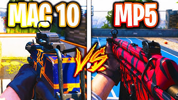 NO RECOIL MAC 10 vs. NO RECOIL MP5 - Which OVERPOWERED SMG is Better? (Cold War Weapon Comparison)