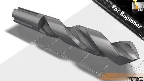 How to make a drill  with autodesk Inventor 😍 THE EASIEST METHOD