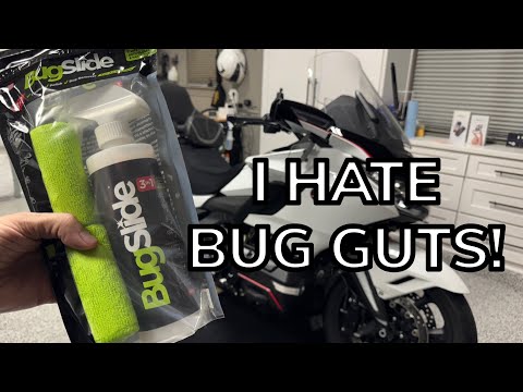 A Better Way To Clean Bug Guts From Your Motorcycle Or Helmet | Bug Slide Review