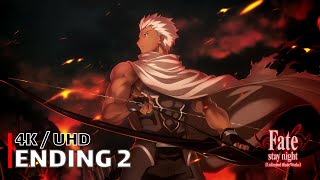 Fate/stay night: Unlimited Blade Works - Ending 2 【ring your bell】 4K / UHD Creditless | CC