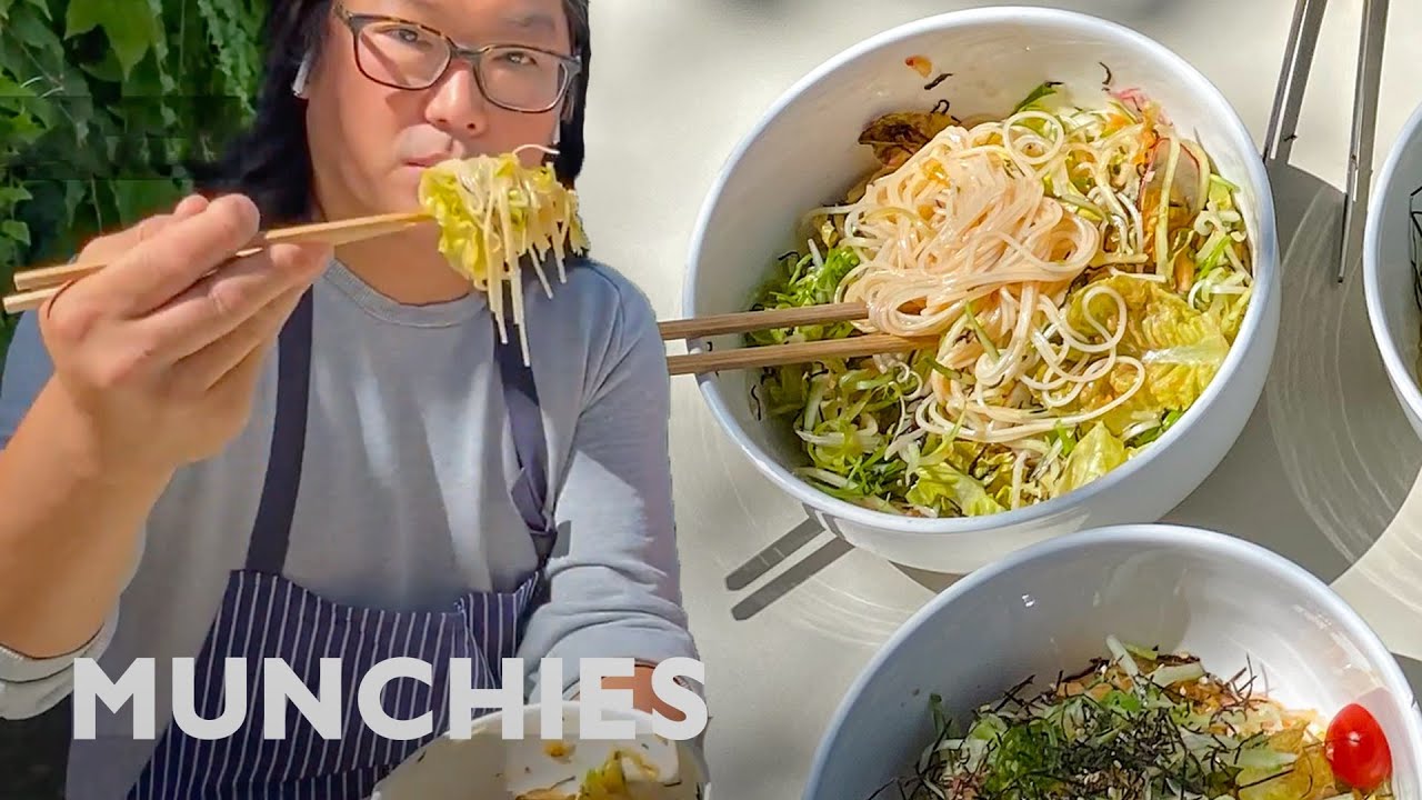 Make Korean Cold Kimchi Noodles | Quarantine Cooking | Munchies