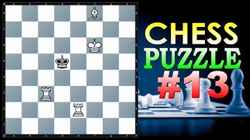 CHESS PUZZLE #13 || White to play and mate in 2 moves