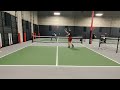 Pickleball learn killer cross court volleys against kitchen attacks