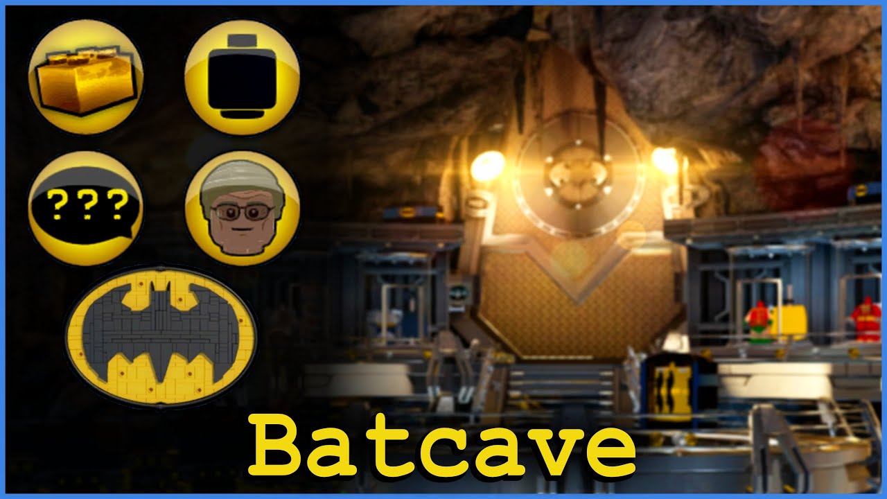 LEGO Batman 3: Beyond Gotham | BATCAVE - All Collectibles & Side Quests
