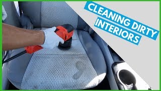 One HOUR of DIRTY INTERIOR CAR CLEANING  Just cleaning, NO Talking