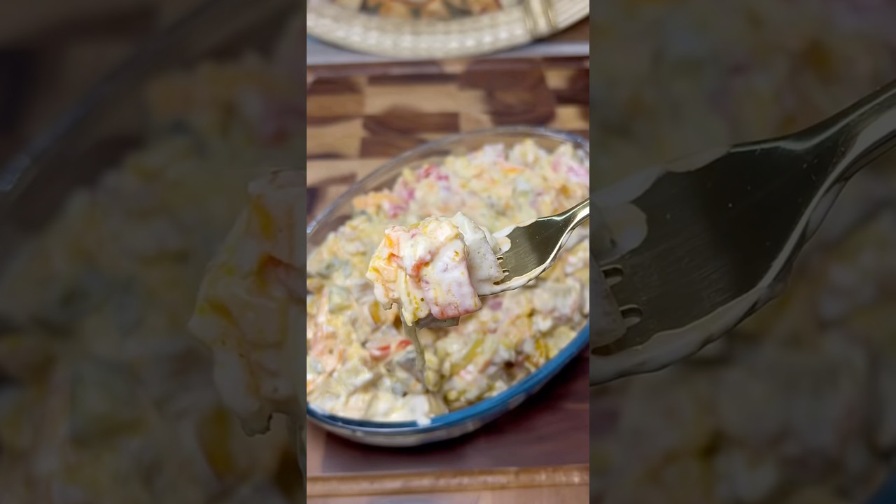 En Lezzetli Patates Salatası 🥔 Nefis ve Pratik Tarif! #shorts