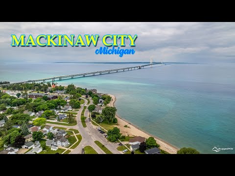 Visiting beautiful MACKINAW CITY , Michigan