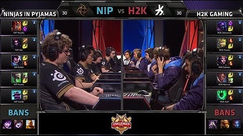 Ninjas in Pyjamas vs H2k Gaming | Game 1 Grand Finals EU Challenger Summer 2014 in London