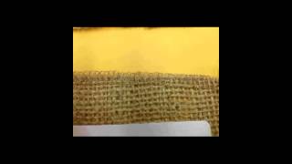 burlap samples video