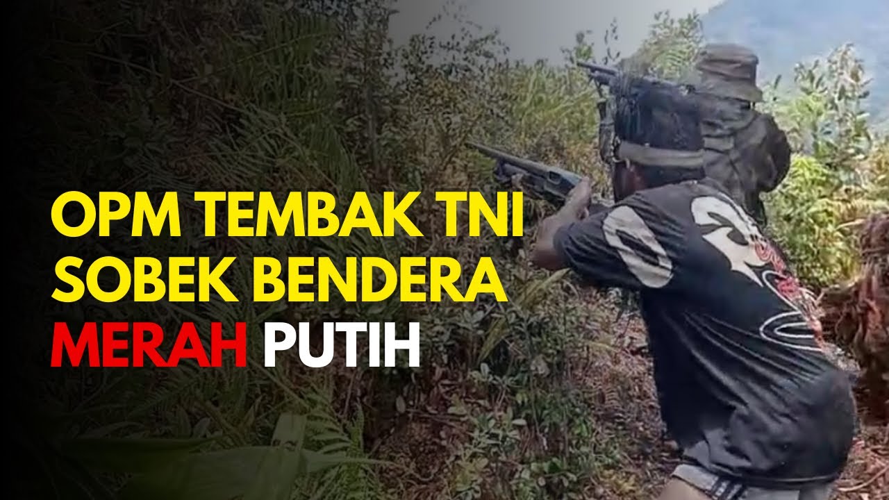 Detik-detik OPM Tembak TNI & Sobek Merah Putih