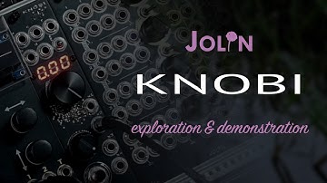 Jolin KNOBI / macro controller / mix attenuate invert amplify voltages / explanation and demo
