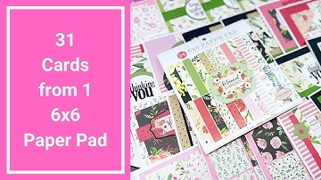 Botanical Garden 6x6 Pad Smash - Cardmaking Process - Smash Those Small Pads Collab February 2024