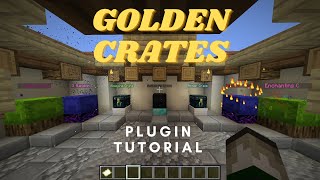GOLDENCRATES//Minecraft Plugin Tutorial//Nederlands