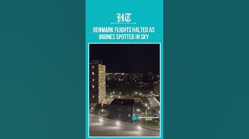 Flights Grounded In Denmark After Drones And Mysterious Light Object Spotted Near Airport | #shorts