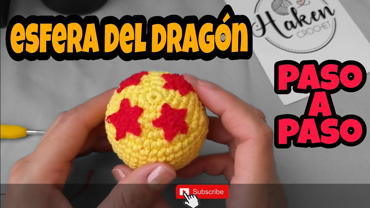 esfera del dragón - amigurumi - paso a paso