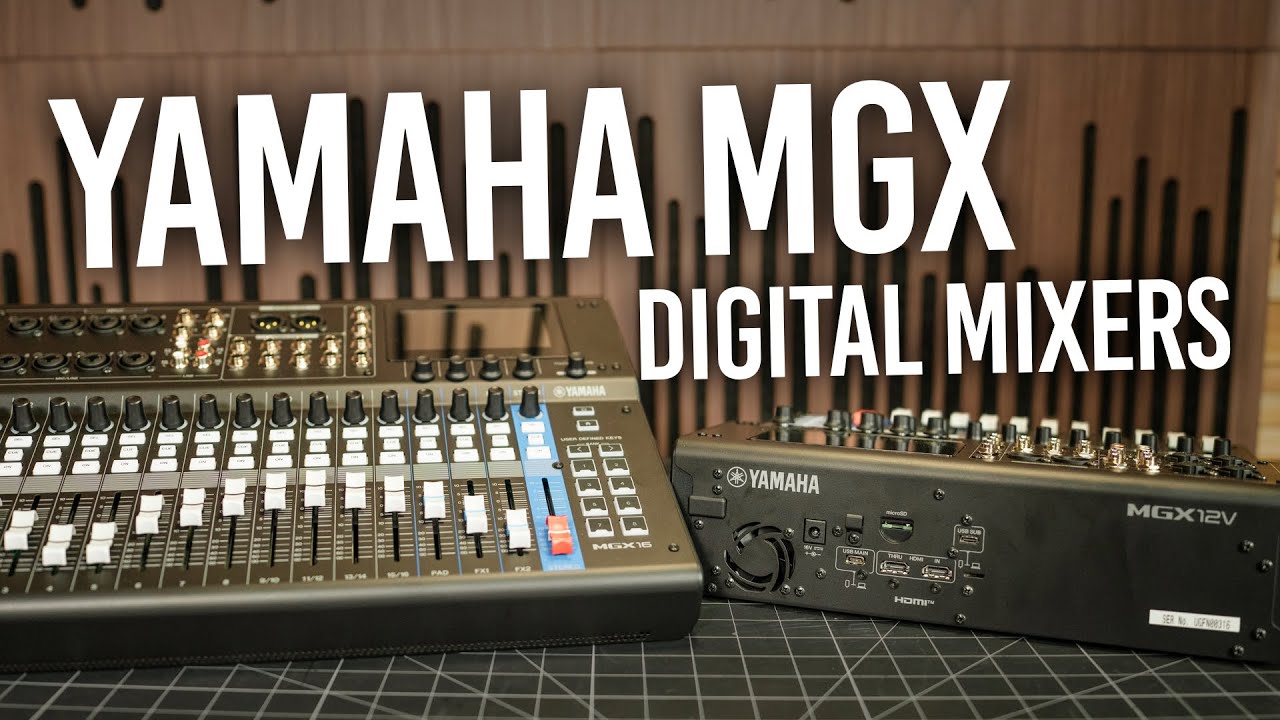 Линейка цифровых микшеров Yamaha MGX: новая эра совершенства MG.