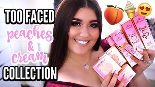 Too Faced Peaches and Cream Matte Makeup Collection | Review, Swatches & Tutorial ♡ Deanna Borocz