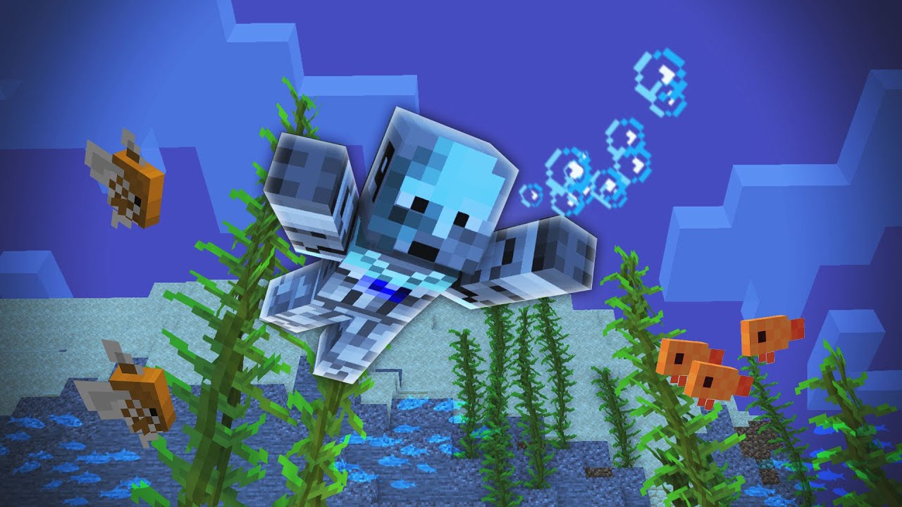 Minecraft, but we can only breathe UNDERWATER - YouTube