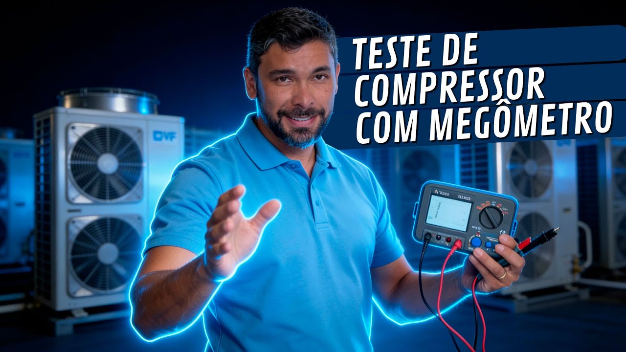 Teste de Compressor com Megômetro