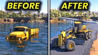 RoadCraft - Building a Road Across a River & Constructing a Bridge | Multiplayer Gameplay screenshot 3