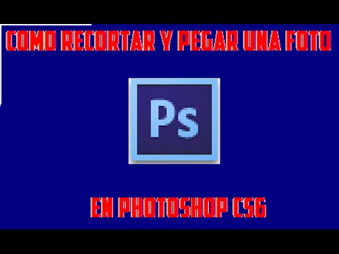 Como recortar una imagen en photoshop cs6 y pegarla en otra