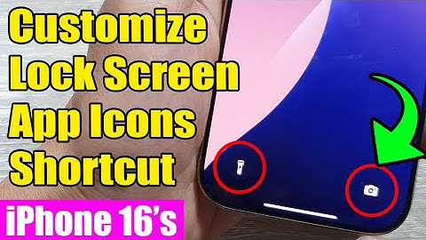 🔧 iPhone 16/16 Pro Max: How to Customize Lock Screen App Icons Shortcut