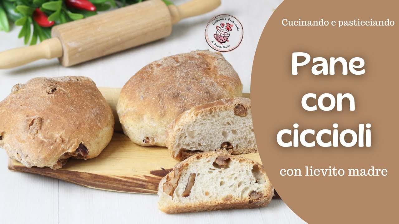 PAI CUN GEDRA ( PANE CON CICCIOLI) FATTO IN CASA, BUONISSIMO!!!😋😋😋