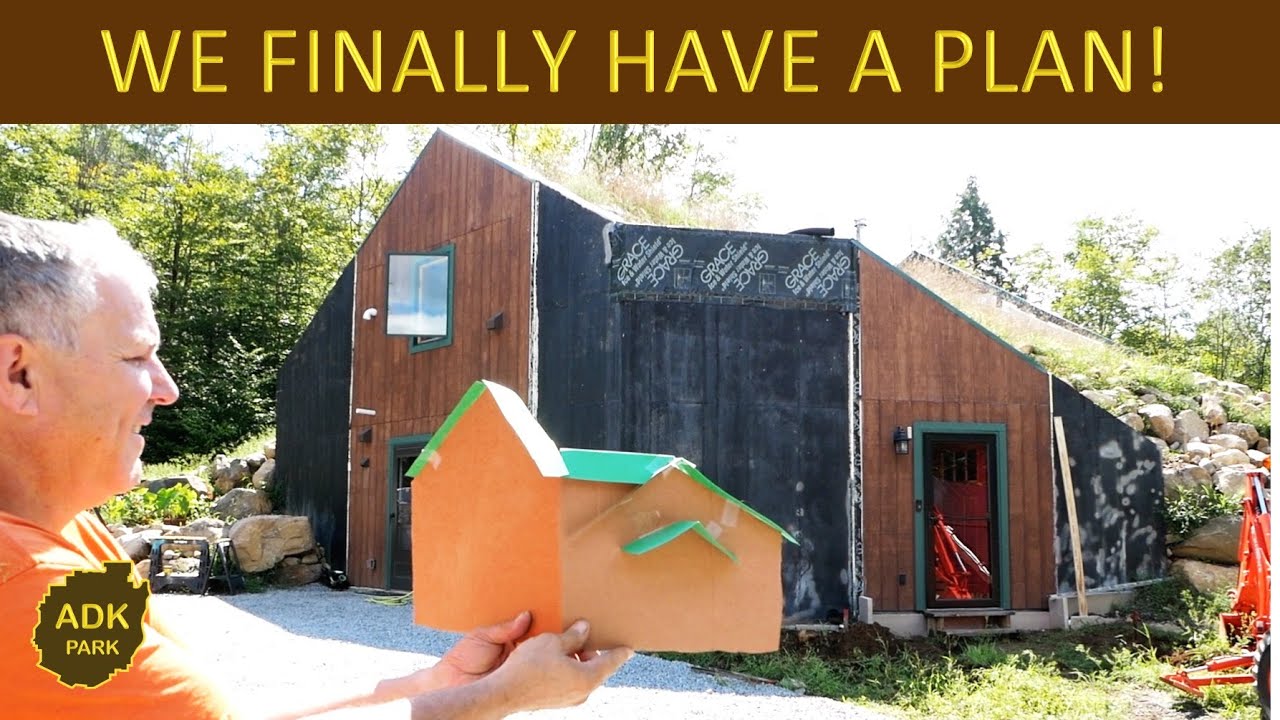 A PLAN to FINISH the EXTERIOR of our GREEN ROOF Home! - YouTube