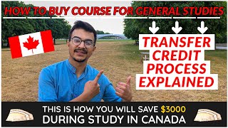 HOW TO BUY COURSES FOR GENERAL STUDIES | TRANSFER CREDITS FULLY EXPLAINED