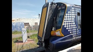Glasgow Central to Ardrossan Harbour - ScotRail class 380 **With subtitles**