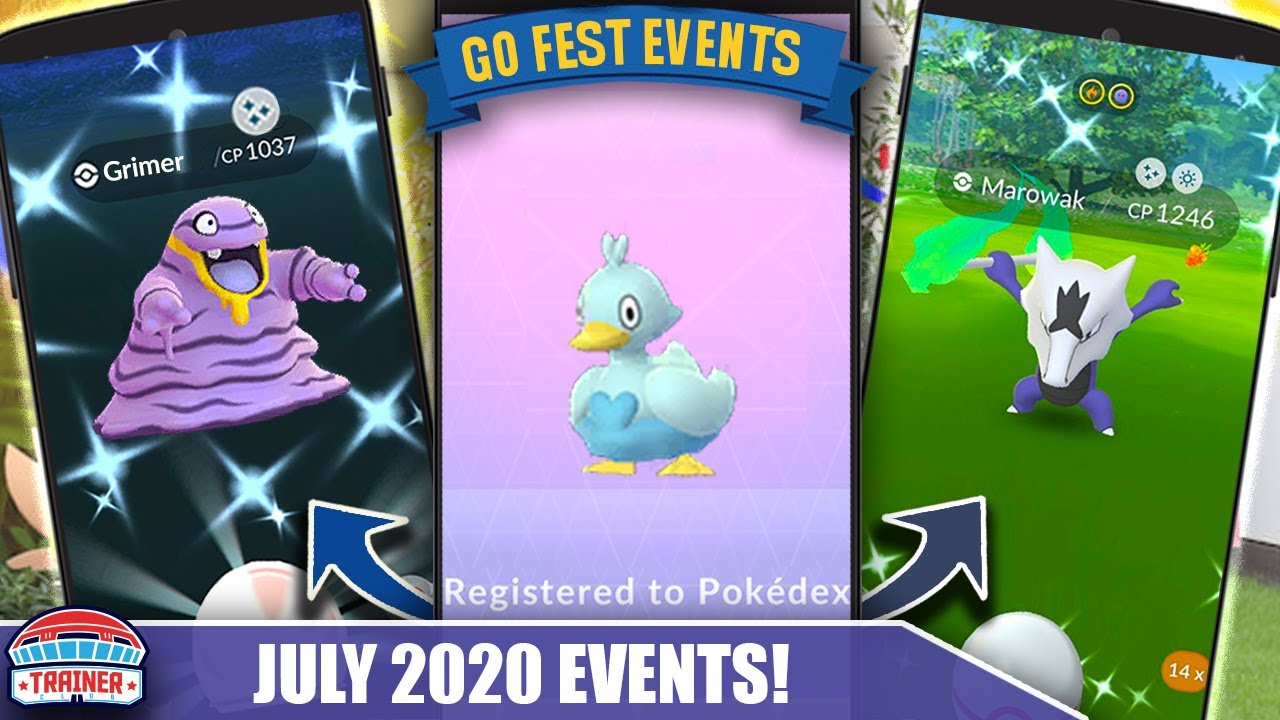 Go Fest Got Even Better July Events For Shiny Alolan Grimer Marowak Togetic Pokemon Go Youtube