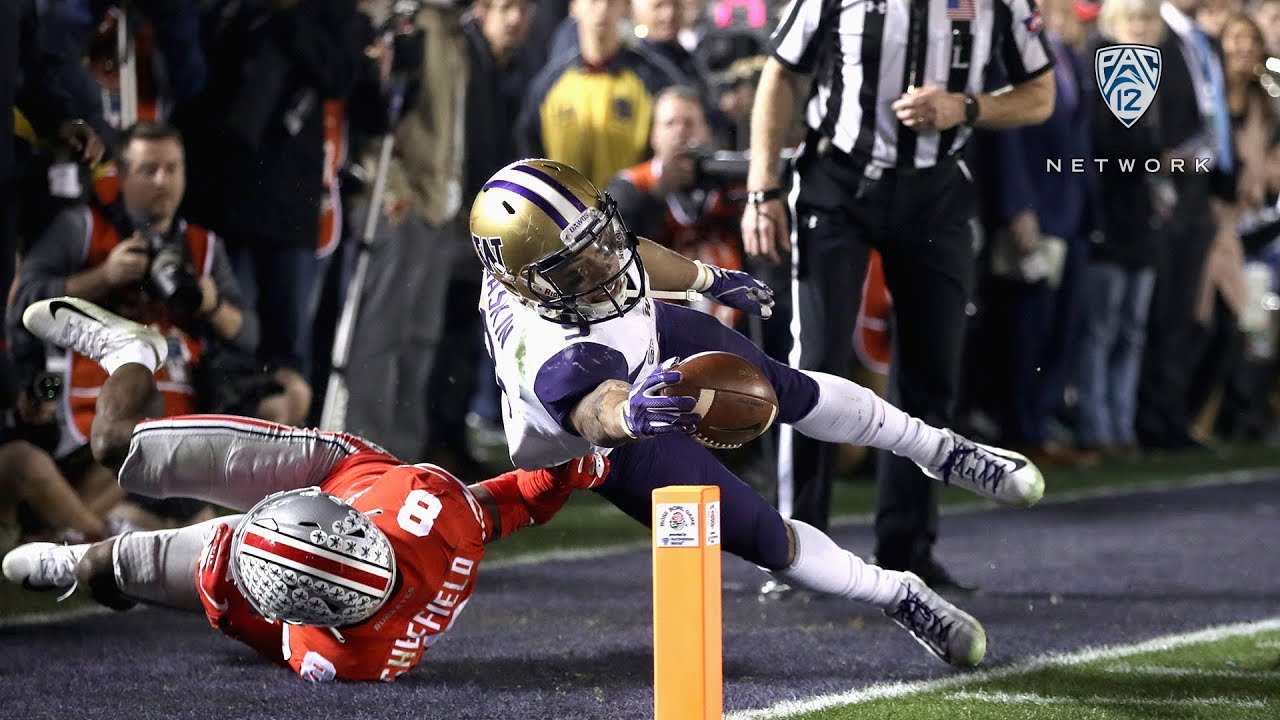2019 Rose Bowl UW Huskies vs. Ohio State Buckeyes Grandaddy of Them All Hat Cap