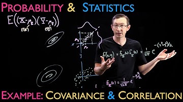 Covariance and Correlation: Example with Gaussian Distributions