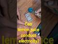 नींबू में करंट??? Lemon Juice + Electricity 😲 | Compass Proof Exper. #neet #education #SimpleScience