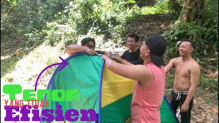 Camping on the Borneo Waterfall | Air Terjun Berambai Samarinda | Camp to Nature
