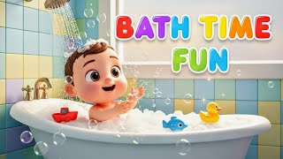 Bath Time Fun Wash Wash Your Hands Cute Baby Bath Song