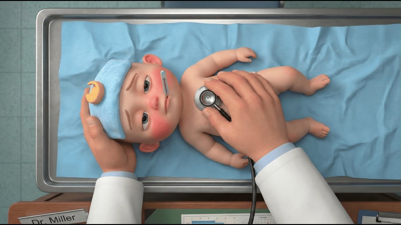 Fever Fever Hiss Hiss 🌡️ | Doctor Visit Song for Babies | Nursery Rhyme