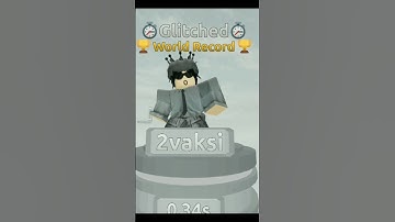 i glitched and beat her record in time runners #shorts #roblox #timerunnersroblox