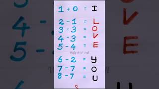 Love formula ❤️| Math is love | Mathematics love | say I love you using math#youtube#shorts#viral#