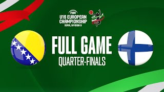 QUARTER-FINALS: BIH v Finland | Full Basketball Game | FIBA U16 European Champ. 2022