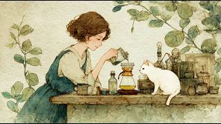 Chill Vintage Jazz ☕ Brewing Coffee with My Cat 🐾