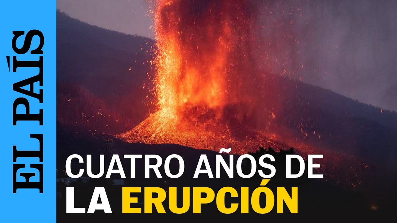La erupción del volcán de LA PALMA cumple cuatro años: así llovió ceniza | EL PAÍS