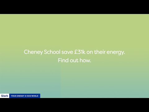 Cheney School – Stark’s energy management solution is top of the class