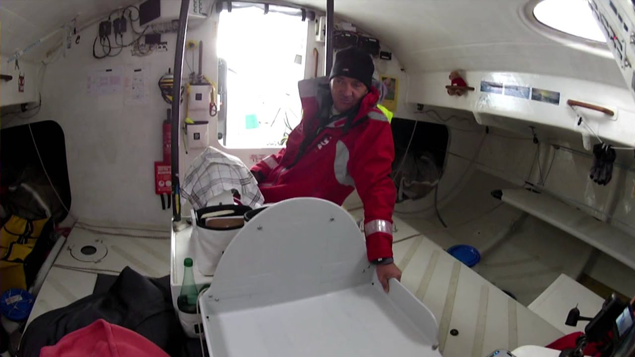 Conditions reposantes pour Bertrand de Broc à l'approche du Cap Horn