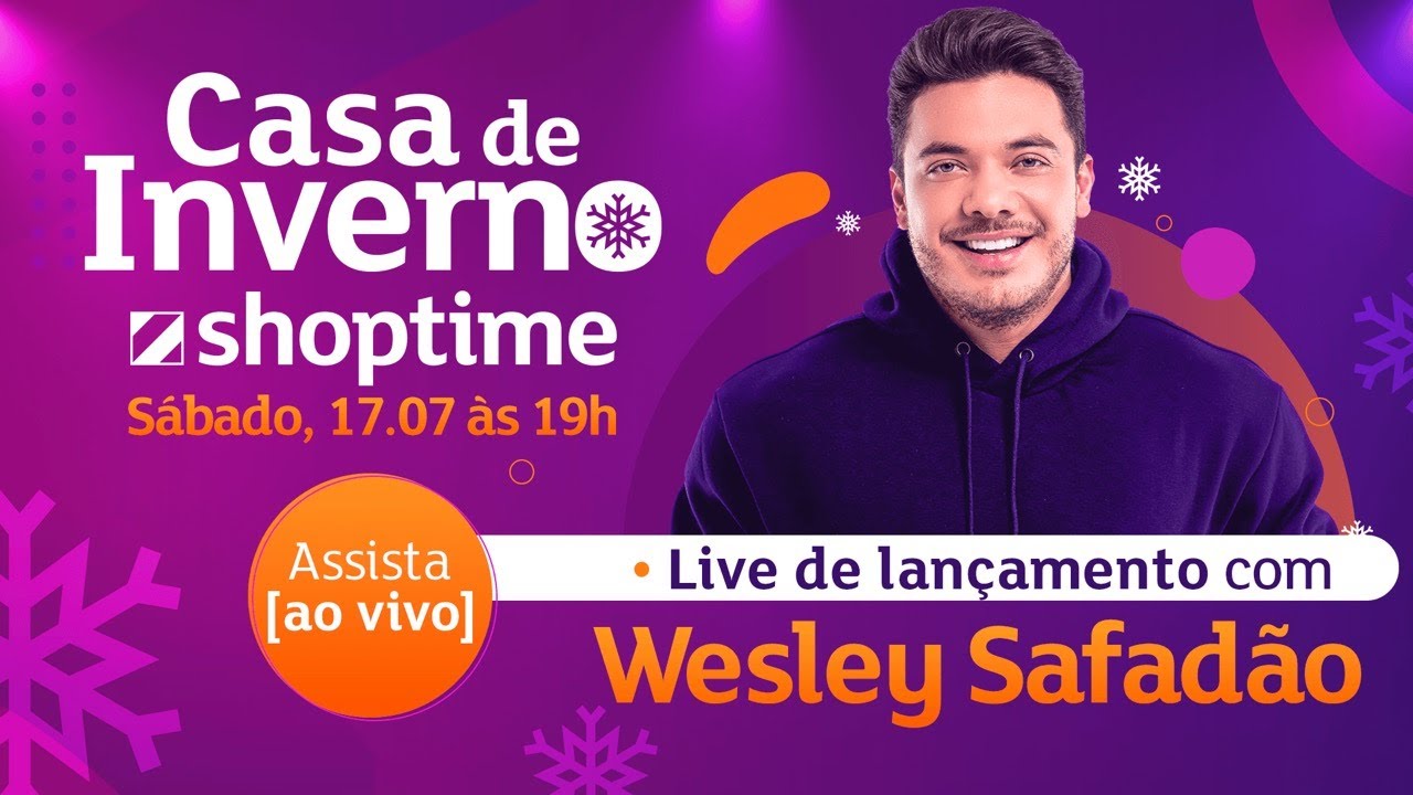 Live Wesley Safadão [ Live ao vivo ] Casa de Inverno SHOPTIME #SafadãoNoShoptime