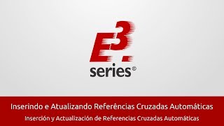 Software E3.series - Inserindo e Atualizando Referências Cruzadas Automáticas