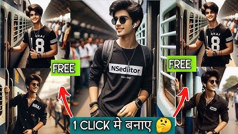Viral Train Ai Photo Editing । How To Make Bing Image Creator । Bing Image Creator @NSEDITOR077